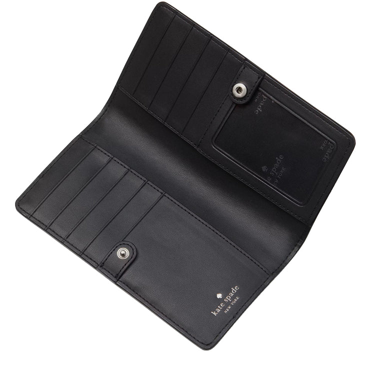 Buy Kate Spade Madison Large Slim Bifold Wallet in Black KI366 Online in Singapore | PinkOrchard.com