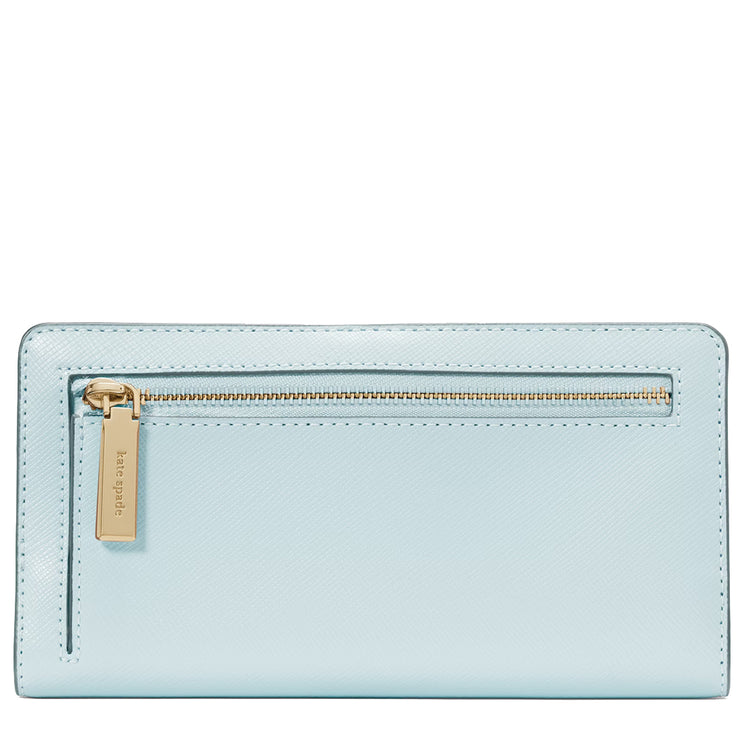 Buy Kate Spade Madison Large Slim Bifold Wallet in Blue Glow KI366 Online in Singapore | PinkOrchard.com