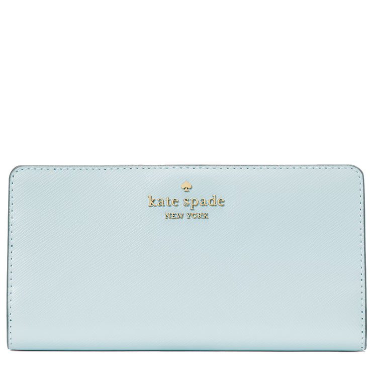 Buy Kate Spade Madison Large Slim Bifold Wallet in Blue Glow KI366 Online in Singapore | PinkOrchard.com