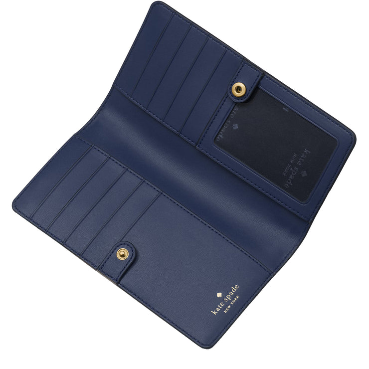 Buy Kate Spade Madison Large Slim Bifold Wallet in Blue Glow KI366 Online in Singapore | PinkOrchard.com