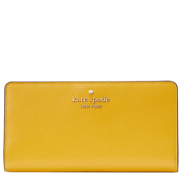 Buy Kate Spade Madison Large Slim Bifold Wallet in Daffodil KI366 Online in Singapore | PinkOrchard.com