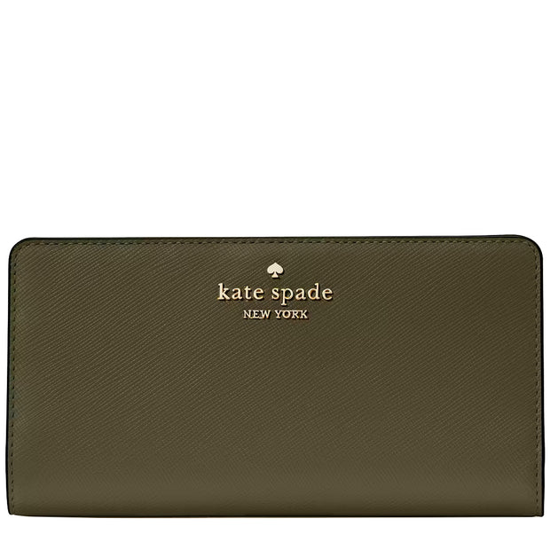 Buy Kate Spade Madison Large Slim Bifold Wallet in Seaweed KI366 Online in Singapore | PinkOrchard.com