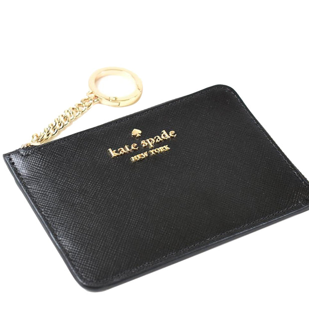 Buy Kate Spade Madison Medium L-Zip Card Holder in Black KG613 Online in Singapore | PinkOrchard.com