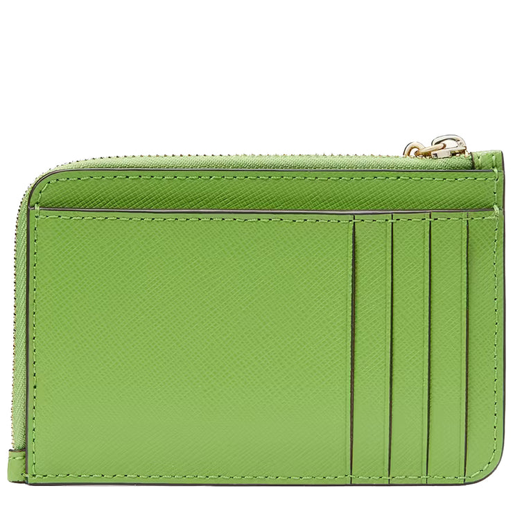 Buy Kate Spade Madison Medium L-zip Card Holder in Turtle Green kg613 Online in Singapore | PinkOrchard.com