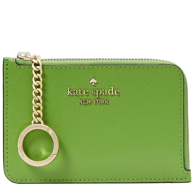 Buy Kate Spade Madison Medium L-zip Card Holder in Turtle Green kg613 Online in Singapore | PinkOrchard.com