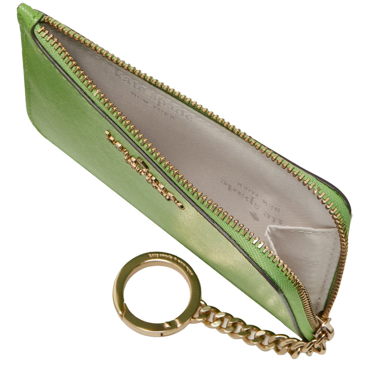 Buy Kate Spade Madison Medium L-zip Card Holder in Turtle Green kg613 Online in Singapore | PinkOrchard.com