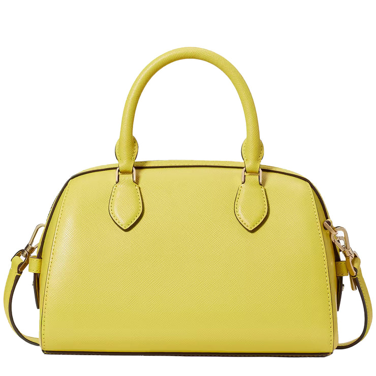 Kate Spade Madison Saffiano Leather Duffle Crossbody Bag in Lime Slice KF493