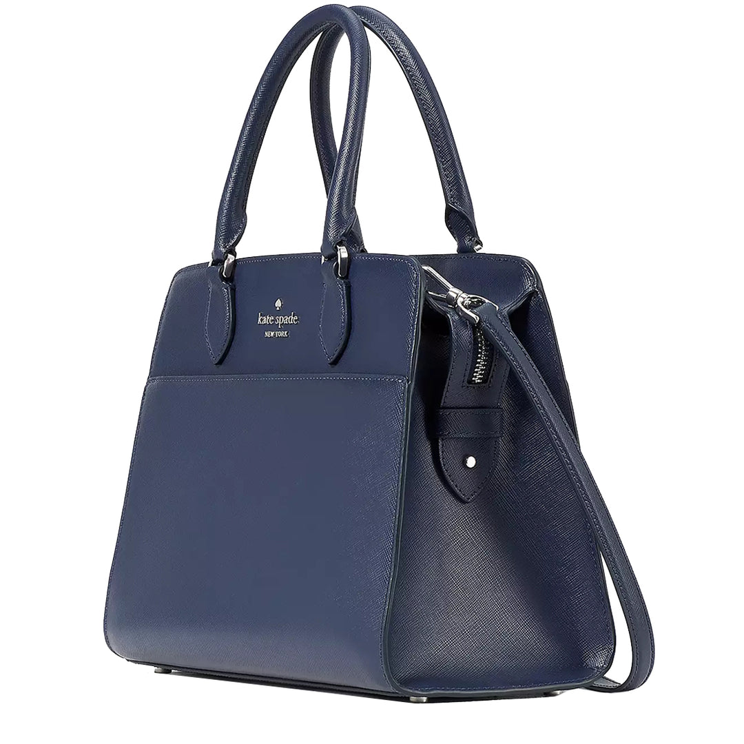 Kate spade navy leather tote best sale