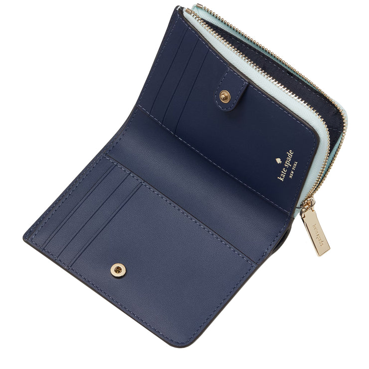 Buy Kate Spade Madison Small L Zip Wallet in Blue Glow KH615 Online in Singapore | PinkOrchard.com