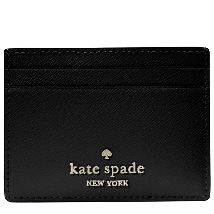 Buy Kate Spade Madison Small Slim Card Holder in Black KI368 Online in Singapore | PinkOrchard.com