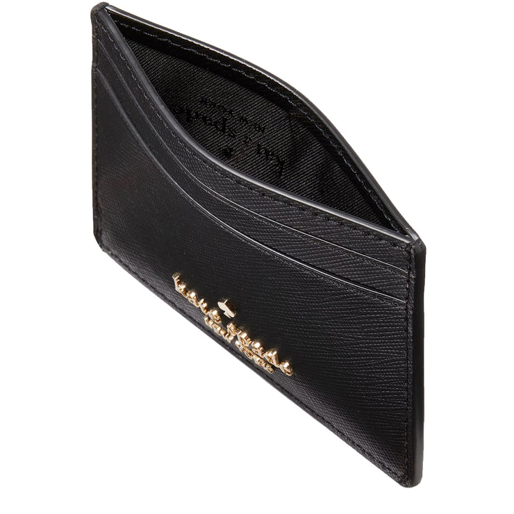 Buy Kate Spade Madison Small Slim Card Holder in Black KI368 Online in Singapore | PinkOrchard.com