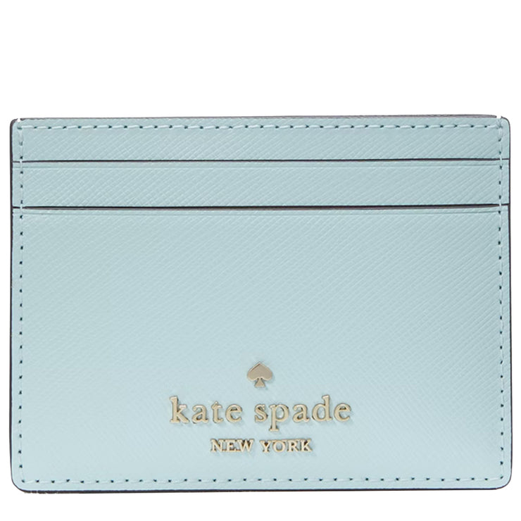 Buy Kate Spade Madison Small Slim Card Holder in Blue Glow KI368 Online in Singapore | PinkOrchard.com