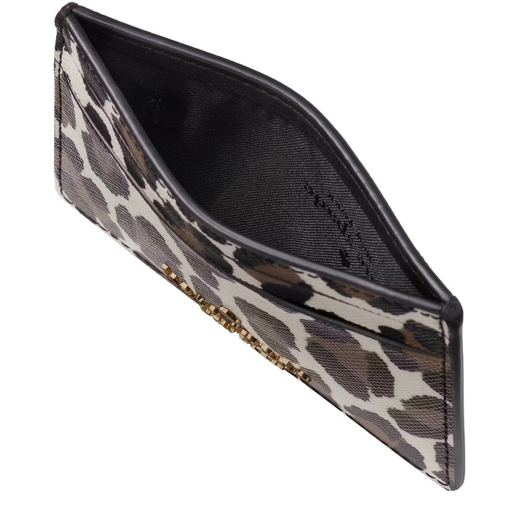 Buy Kate Spade Madison Spotted Leopard Small Slim Card Holder in Cream Multi KH780 Online in Singapore | PinkOrchard.com