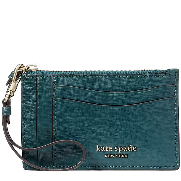 Buy Kate Spade Morgan Card Case Wristlet in Artesian Green k8928 Online in Singapore | PinkOrchard.com