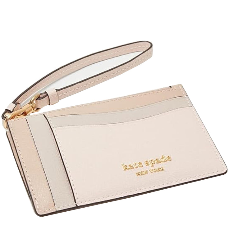 Buy Kate Spade Morgan Colorblocked Card Case Wristlet in Pale Dogwood Multi K8966 Online in Singapore | PinkOrchard.com