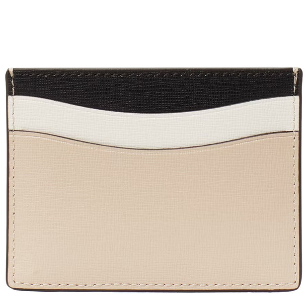 Buy Kate Spade Morgan Colorblocked Cardholder in Earthenware Black Multi K8967 Online in Singapore | PinkOrchard.com