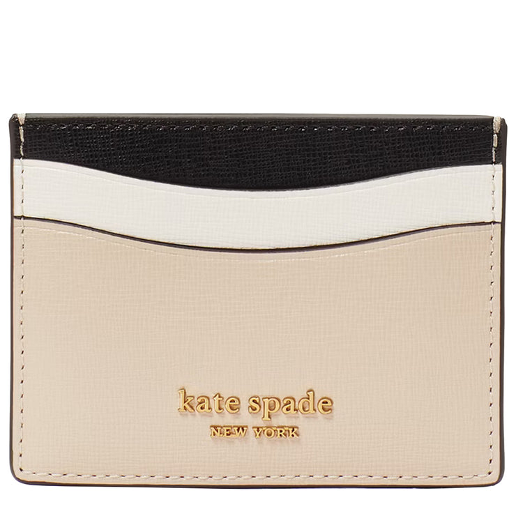 Buy Kate Spade Morgan Colorblocked Cardholder in Earthenware Black Multi K8967 Online in Singapore | PinkOrchard.com