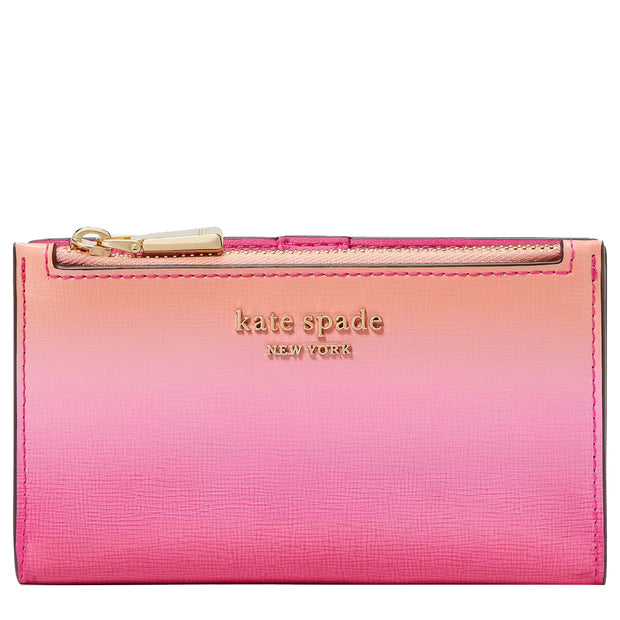 Buy Kate Spade Morgan Ombre Small Slim Bifold Wallet in Melon Ball Multi KH179 Online in Singapore | PinkOrchard.com