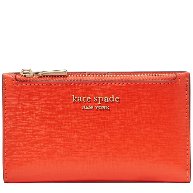 Buy Kate Spade Morgan Small Slim Bifold Wallet in Red Berry K8918 Online in Singapore | PinkOrchard.com