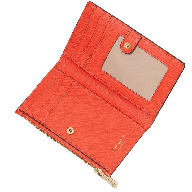 Buy Kate Spade Morgan Small Slim Bifold Wallet in Red Berry K8918 Online in Singapore | PinkOrchard.com