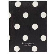 Kate Spade Morgan Sunshine Dot Passport Holder in Black Multi KF670