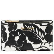 Buy Kate Spade Morgan Tropical Foliage Small Slim Bifold Wallet in Black Multi KH147 Online in Singapore | PinkOrchard.com