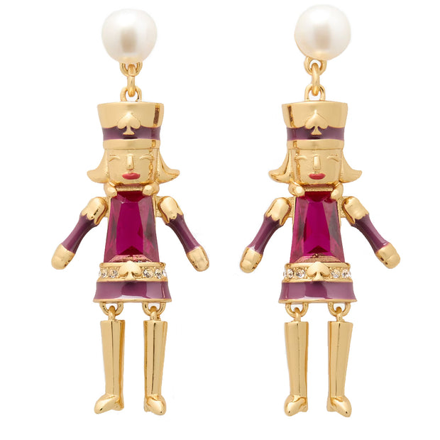 Buy Kate Spade Oh What Fun Nutcracker Earrings in Red Multi KK023 Online in Singapore | PinkOrchard.com