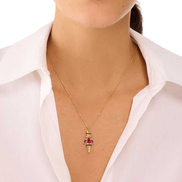 Buy Kate Spade Oh What Fun Nutcracker Pendant Necklace in Red Multi KK025 Online in Singapore | PinkOrchard.com