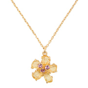 Buy Kate Spade Paradise Flower Mini Pendant Necklace in Yellow Gold KH560 Online in Singapore | PinkOrchard.com