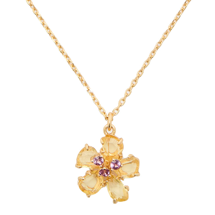 Buy Kate Spade Paradise Flower Mini Pendant Necklace in Yellow Gold KH560 Online in Singapore | PinkOrchard.com