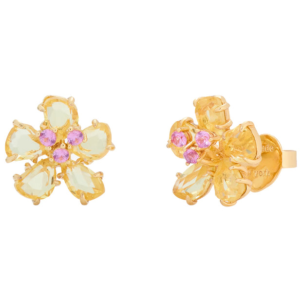 Buy Kate Spade Paradise Flower Studs Earrings in Yellow/ Gold KH554 Online in Singapore | PinkOrchard.com