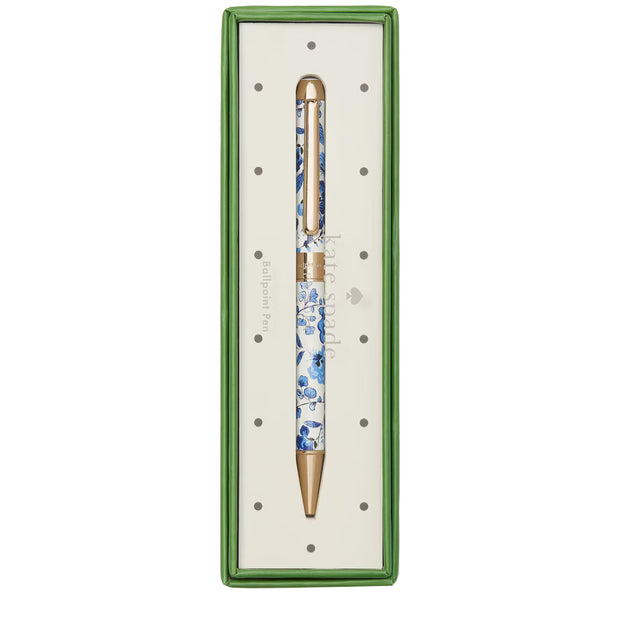 Buy Kate Spade Peacock Floral Ballpoint Pen in Medium Blue K242747 Online in Singapore | PinkOrchard.com