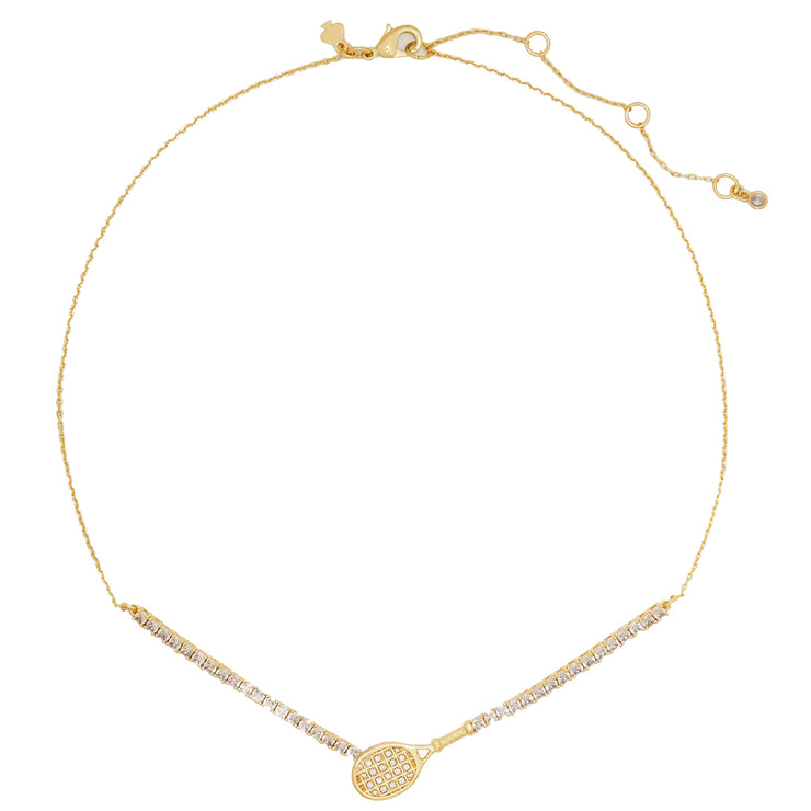 Buy Kate Spade Queen Of The Court Tennis Necklace in Clear/ Gold kg171 Online in Singapore | PinkOrchard.com