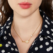 Buy Kate Spade Queen Of The Court Tennis Pendant Necklace in Clear/ Gold kg176 Online in Singapore | PinkOrchard.com