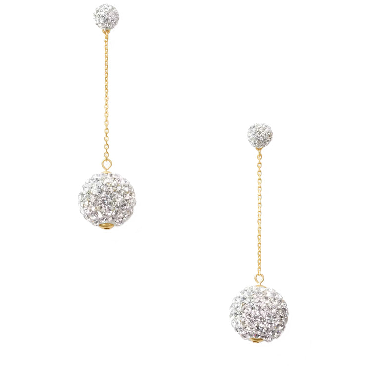 Buy Kate Spade Razzle Dazzle Linear Earrings in Clear/ Worn Gold o0ru2975 Online in Singapore | PinkOrchard.com