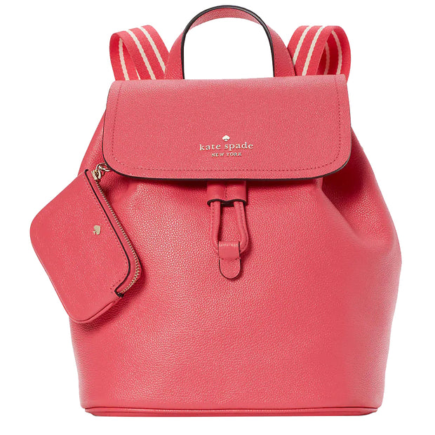 Kate Spade Women's Lizzie Tossed Blooms Medium Flap Backpack - Pink