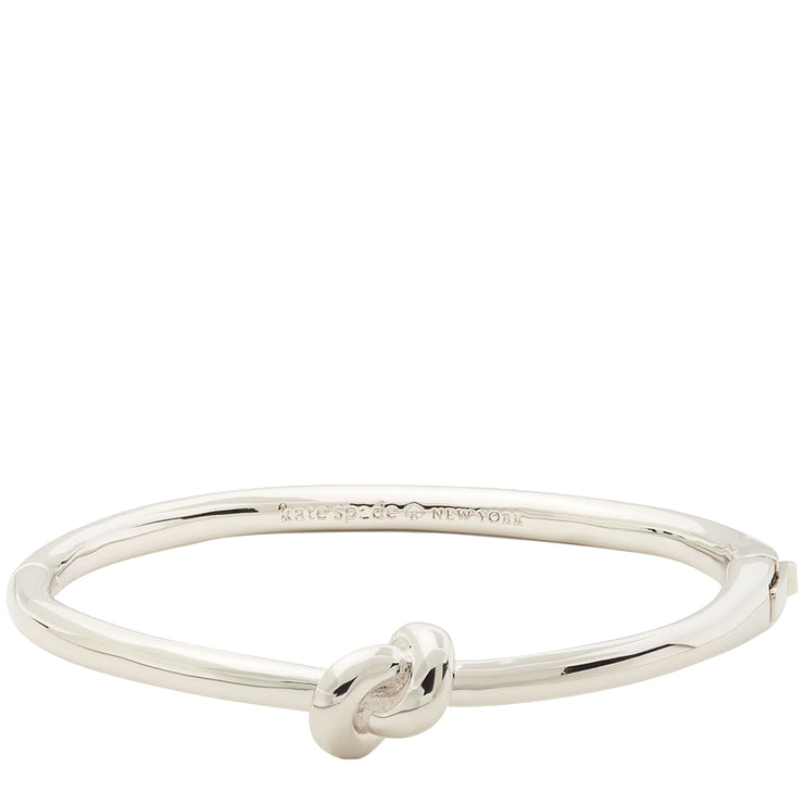 Buy Kate Spade Sailor's Knot Hinge Bangle Bracelet in Silver o0R00065 Online in Singapore | PinkOrchard.com