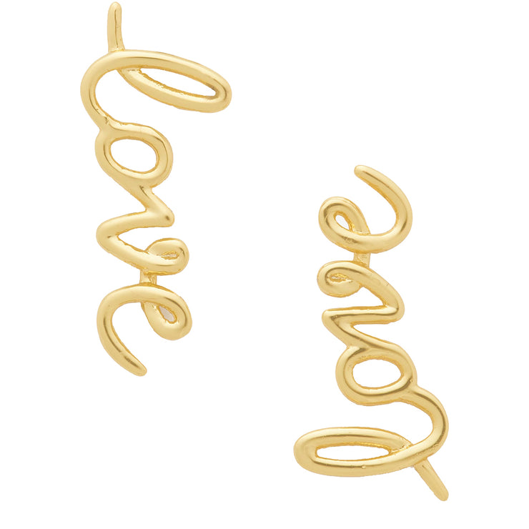 Buy Kate Spade Say Yes Love Earrings in Gold KI173 Online in Singapore | PinkOrchard.com