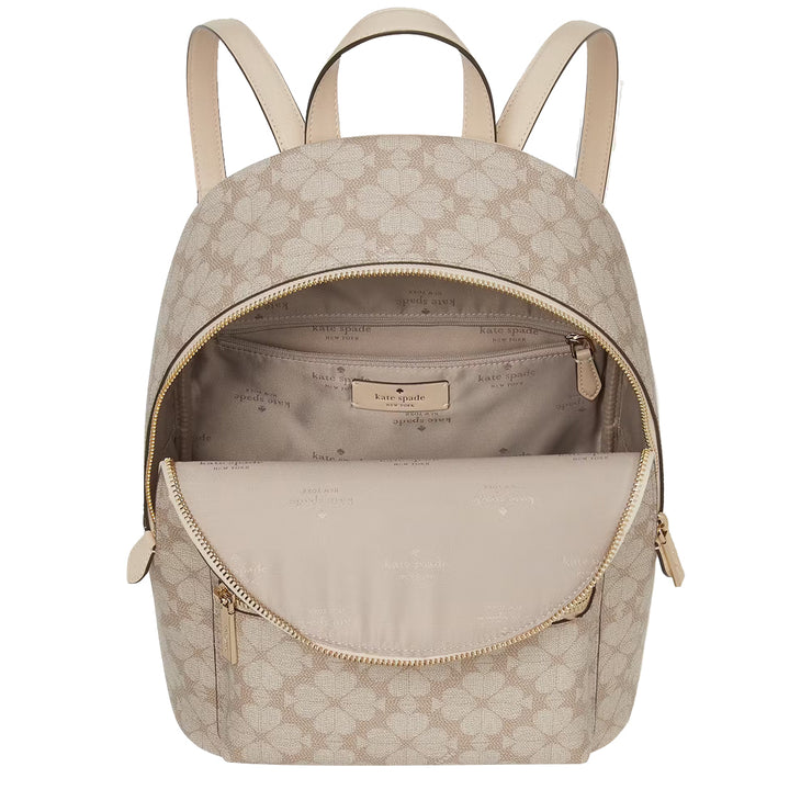 Buy Kate Spade Signature Spade Flower Medium Backpack Bag in Dark Beige Multi KG482 Online in Singapore | PinkOrchard.com