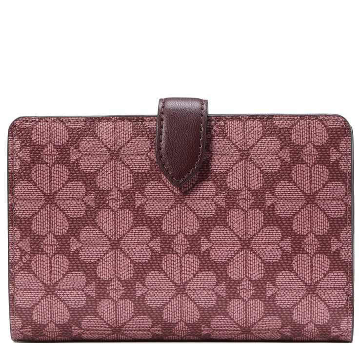 Buy Kate Spade Signature Spade Flower Medium Compact Bifold Wallet in Grenache Multi KG488 Online in Singapore | PinkOrchard.com