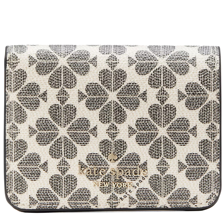 Buy Kate Spade Signature Spade Flower Small Bifold Wallet in Black Multi KG493 Online in Singapore | PinkOrchard.com