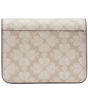 Buy Kate Spade Signature Spade Flower Small Bifold Wallet in Dark Beige Multi KG493 Online in Singapore | PinkOrchard.com