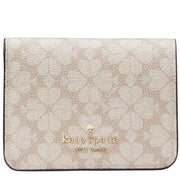 Buy Kate Spade Signature Spade Flower Small Bifold Wallet in Dark Beige Multi KG493 Online in Singapore | PinkOrchard.com