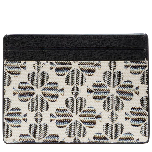 Buy Kate Spade Signature Spade Flower Small Slim Card Holder in Black Multi KI371 Online in Singapore | PinkOrchard.com