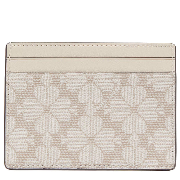 Buy Kate Spade Signature Spade Flower Small Slim Card Holder in Dark Beige Multi KI371 Online in Singapore | PinkOrchard.com