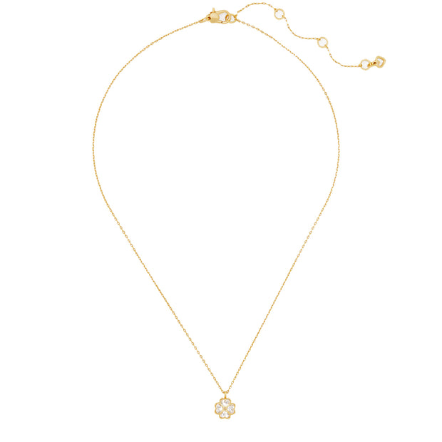 Buy Kate Spade Something Sparkly Spade Mini Pendant Necklace in Clear/ Gold KI358 Online in Singapore | PinkOrchard.com