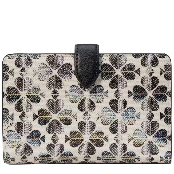 Buy Kate Spade Signature Spade Flower Medium Compact Bifold Wallet in Black Multi KG488 Online in Singapore | PinkOrchard.com