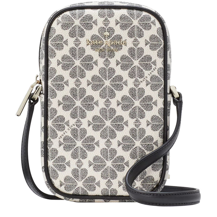 Buy Kate Spade Spade Flower North South Phone Crossbody Bag in Black Multi KG490 Online in Singapore | PinkOrchard.com