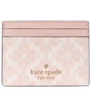 Buy Kate Spade Spade Flower Small Slim Card Holder in Rose Smoke Multi KI371 Online in Singapore | PinkOrchard.com