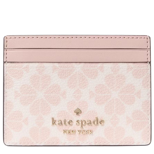 Buy Kate Spade Spade Flower Small Slim Card Holder in Rose Smoke Multi KI371 Online in Singapore | PinkOrchard.com